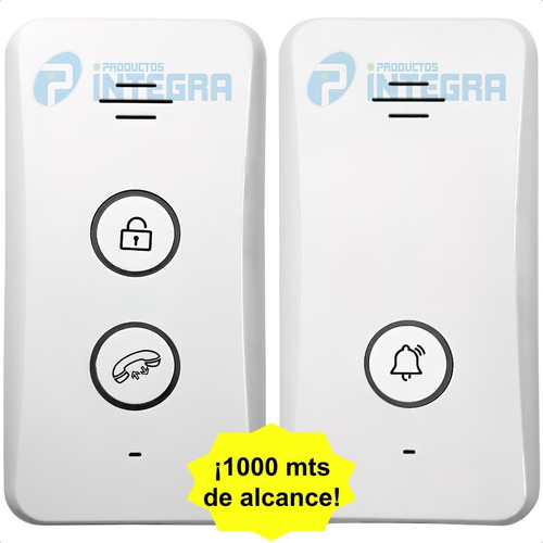 Kit Timbre Inalambrico Pila Dual Intercomunicador Alarma 200
