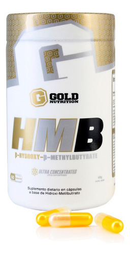 Suplemento En Cápsulas Gold Nutrition Hmb Aminoácidos 100g