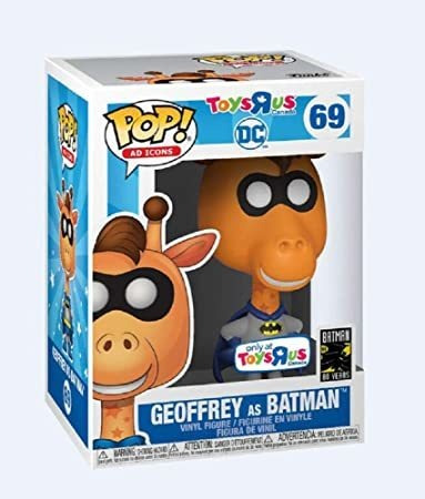 Funko Pop! Iconos De Anuncio Toysrus Geoffrey Como Batman