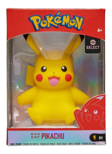 Pokemon Figura Vinilo Coleccionable Orig. Pikachu - Jazwares