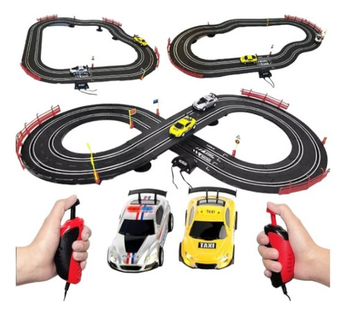 Pista Eléctrica Para Carros Top Turbo 3 En 1