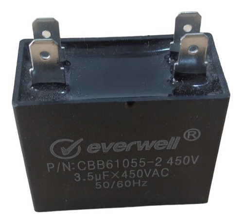 Capacitor Marcha 3.5 Mfd (370/440 V) Everwell 