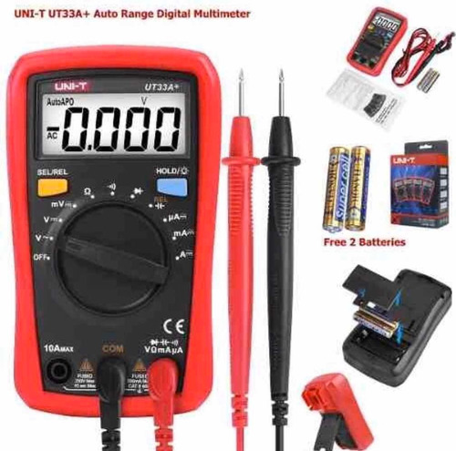 Multimetro Uni-t Unit Autorango Ut33a+ Capacitancia