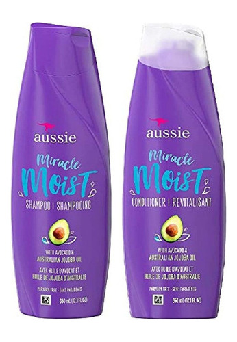 Shampoo Y Acondicionador Para Cabello 12.1 Oz.aussie Miracle