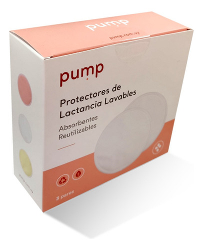 Pump® Protectores De Lactancia Lavables X 3 Pares