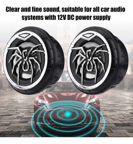 2 Peças Padrão De Aranha De Carro Criativo Alto Super