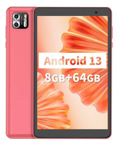 Tableta Pritom 8'' Android 13 Octacore Rosa 8gb Ram 64gb Rom