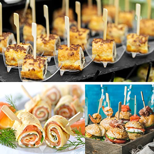 200 Pcs De Brochetas De Bambú Aperitivos, Palillos De ...