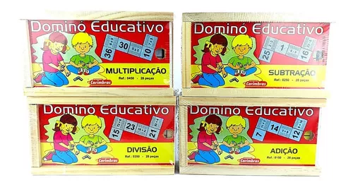 Imagine Brinquedos - Dominó Educativo de Adição e Subtração, Jogo