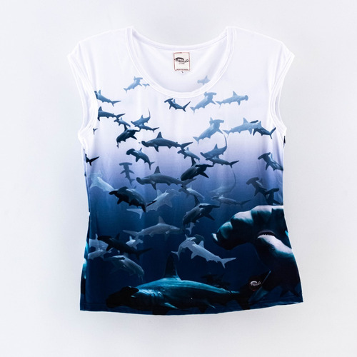 Camiseta Manga Rodada Mujer - Pelican Eel [ F004-29 ] 