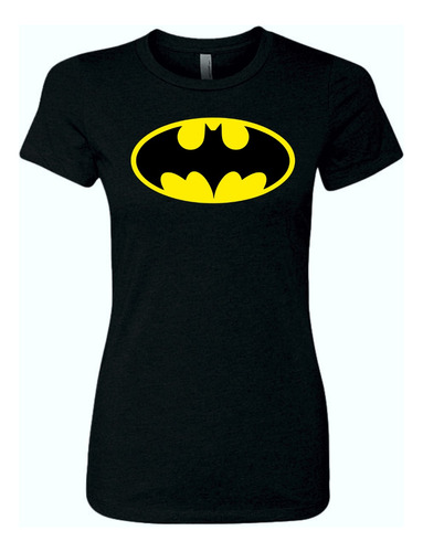 Camiseta Escudo Batman Femenina Serie Black Dama