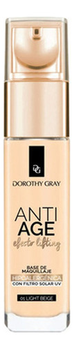 Dorothy Gray Base De Maquillaje Anti Age 30g Hipoalergenica