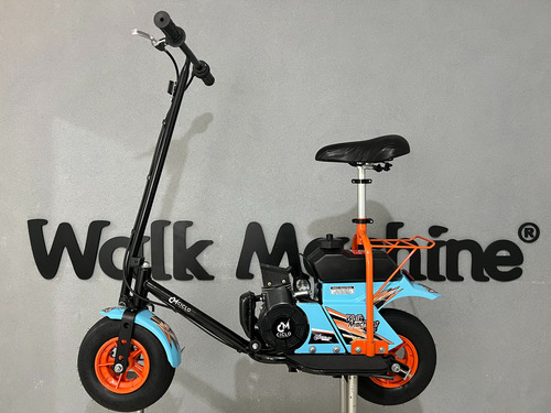 Walk Machine Azul Claro C/ Kit Banco Laranja Modelo/ano 2025