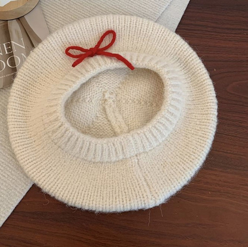 Boina De Felpa De Invierno Para Mujer, Gorro Cálido, Sombrer