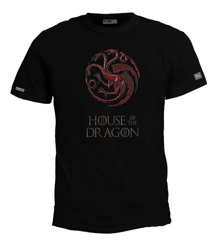 Camiseta House Of Dragon Targaryen Game Thrones Hombre Bto