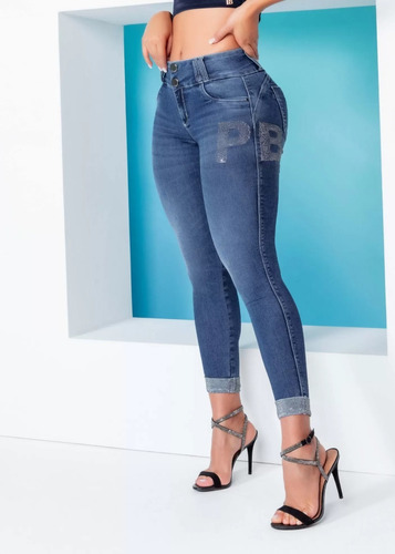 Imagem 2 de 5 de Calça Pitbull Pit Bull Jeans Feminina Original C/ Bojo