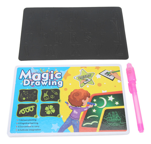 Pintura De Tablero Fluorescente 3d, Dibujo Luminoso Y Brilla