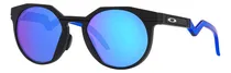 Comprar Oakley Hstn Oo9242 Prizm Sapphire, marco polarizado, negro mate\u002Fazul brillante, eje brillante, negro mate\u002Fazul brillante, lente de zafiro prizm, diseño redondo
