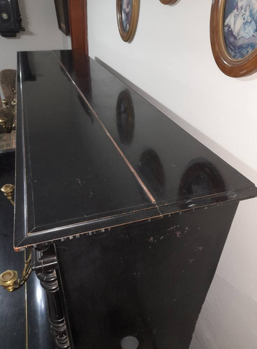 Hermoso Piano Vertical Schiedmayer Con Candelabros De Bronce Negro (Usado)