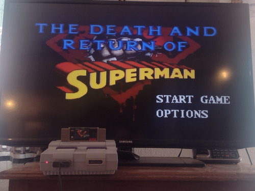The Death And Return Of Superman - Super Nintendo Snes (Reacondicionado)