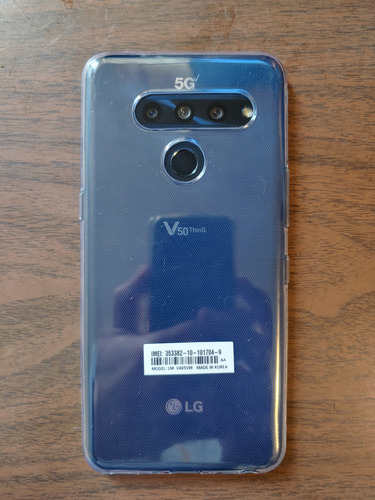 Lg V50 Thinq 5g 128 Gb Astro Black 6 Gb Ram Negro (Usado)