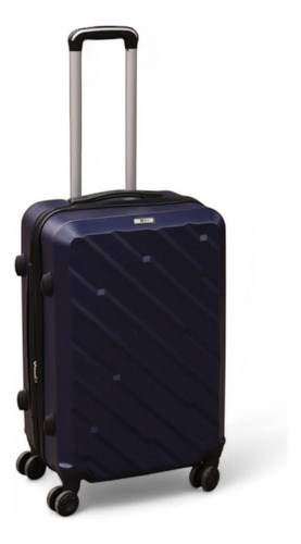 Maleta Azul 68 Cm Con 4 Ruedas Y Seguridad Tsa