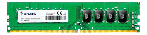 Memoria RAM de escritorio Adata 16gb Ddr4 Dimm 2666 mhz usada