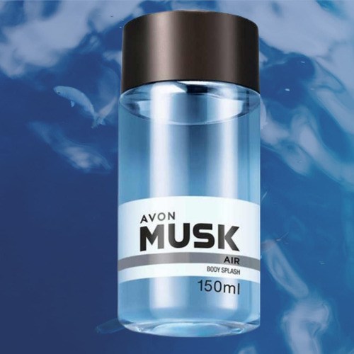 Musk Air + Musk Instinct Body Splash 150ml Avon