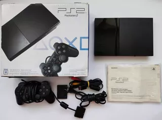 Sony Playstation Ps2 Slim Retrocompatible + Caja + 1 Juego