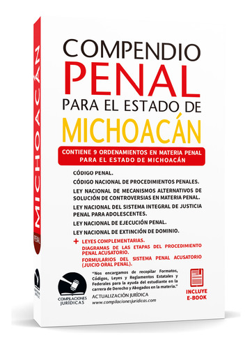 Código Penal De Michoacán ( Compendio Penal )