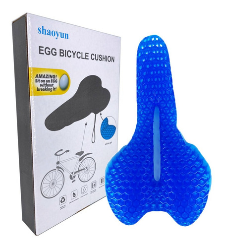 Asiento Forro De Gel Para Bicicleta Acolchado Para Ciclismo