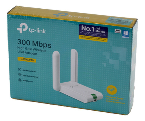 Adaptador Inalambrico Usb Tp-link 300mb 2 Antenas 822n Htec