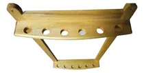 Comprar Soporte Para 6 Tacos Pool Billar Taquera + Portatiza + Tiza