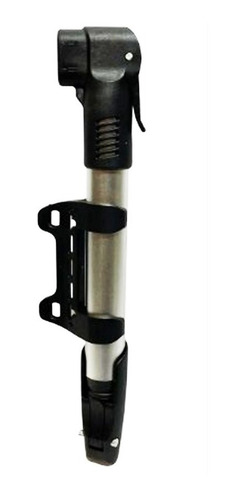 Imagen 1 de 5 de Inflador Bicicleta Doble Pico Chico Practico Aluminio