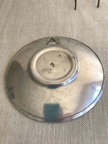 Platito De Colgar Fondo Metal (Usado)