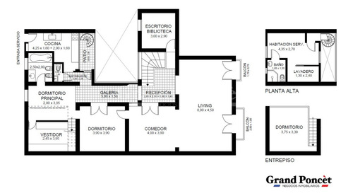 Departamento Tipo Ph De 5 Ambientes C/ Dependencia