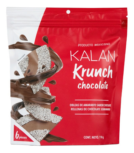 Kalan Krunch Sabor Chocolate - Obleas Rellenas