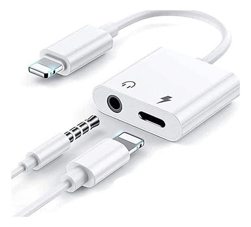 Cable Adaptador iPhone Lightning Jack Auriculares