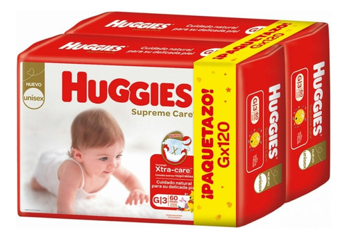 Huggies Supreme Care G (9 A 12.5 Kg) - X120