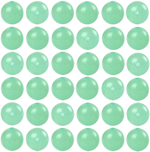 Cuentas De Bisutería 100 Pzs De Verde Aquamarina 8 Mm Cmidy