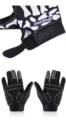 Imagen 3 de 7 de Guante Bicicleta Moto Fitness Touch Screen P / Celular Crazy