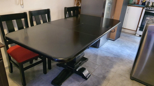 Mesa De Madera Extendible, Más Sillas