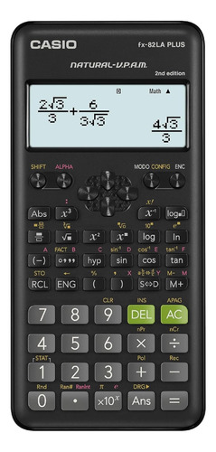 Calculadora Cientifica Casio Fx-82la Plus 252 Funciones 