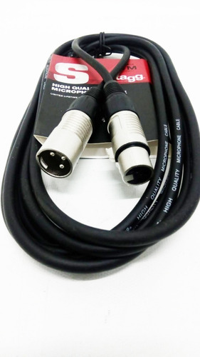 Imagen 2 de 3 de Cable Canon Canon 3 Mts Stagg Smc3