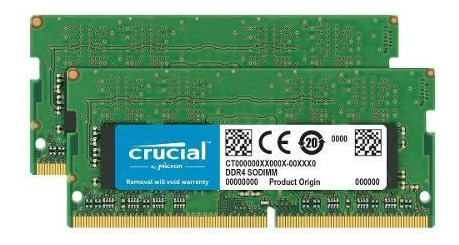 Memoria RAM Memory for Mac 16GB 2 Crucial CT2K8G4S24AM