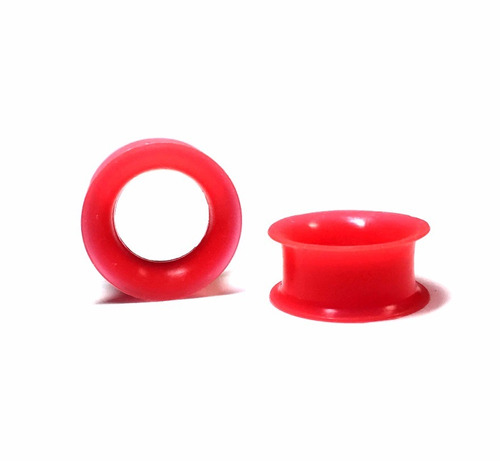 Alargador Orelha Vazado Silicone 10mm