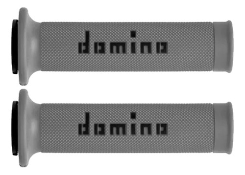 Par Manopla Punho Domino Racing Cinza Xj6 N/f Xj6n Xj6f