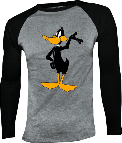 Camiseta Duck Lucas Pato  Manga Larga Camibuso Raglan