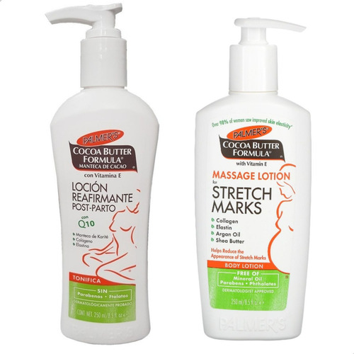 Palmer's Creme Anti Estrias Gestante + Loção Firmadora Q10