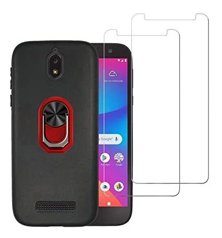 Damondy For Blu View 2 Case With 2 Pack Screen G3gqq